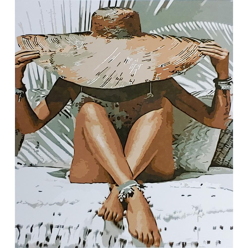 Картина по номерам Strateg Премиум Под солнцем Мальдив 30х40 см (SS6637)