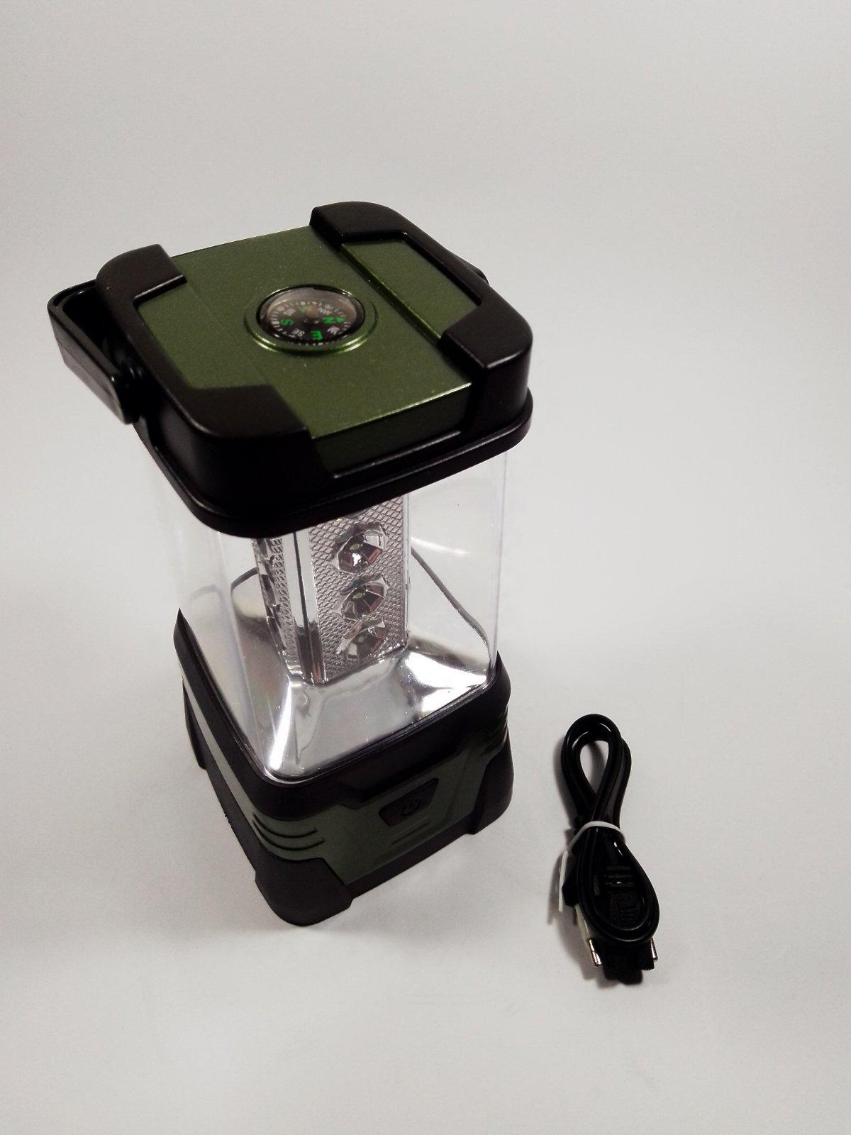 Фонарь кемпинговый zj-5016 с компасом Оливковый