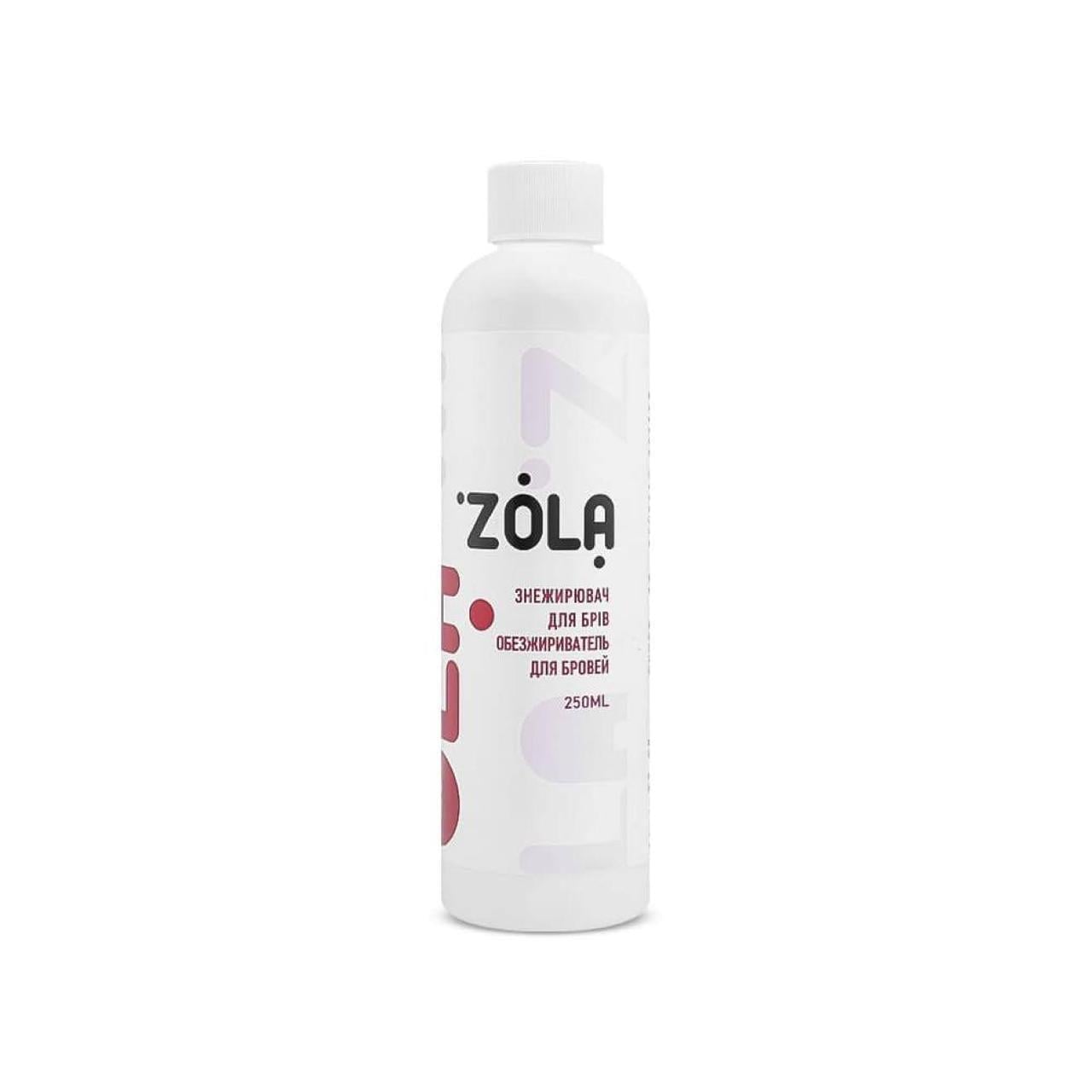 Обезжириватель для бровей Zola 250 мл