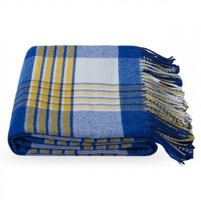 Плед виктория 140х200 см Ярко-синий