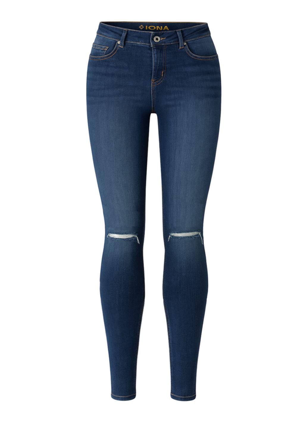 Джинсы женские Tom Tailor skinny с прорезями р. 29-32 Синий (TT000116-37)
