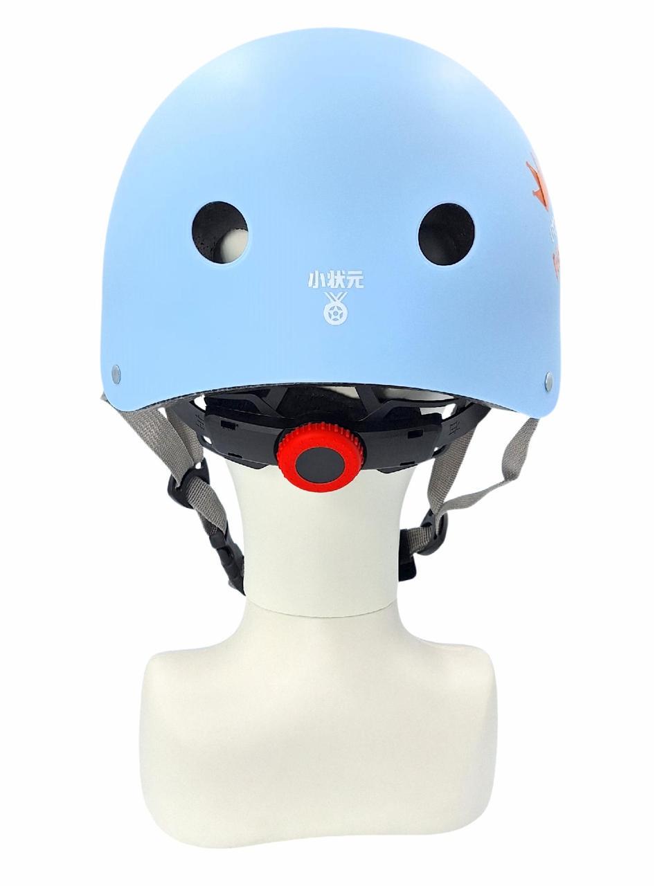 Комплект дитячий шолом та захист Yongkang GB24429-2009 S Лев р. 5-9 Блакитний (G0001885) - фото 5