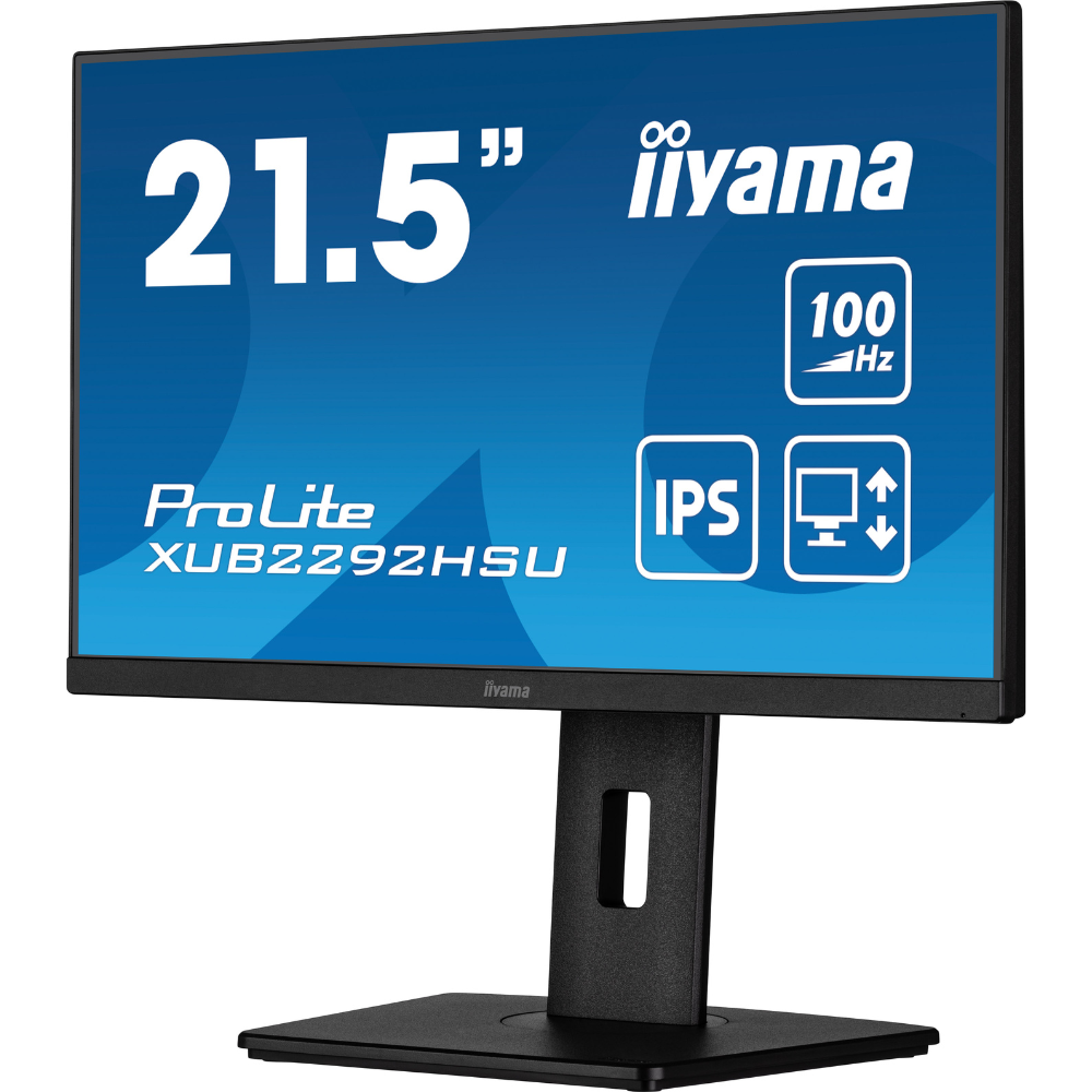 Монитор IPS Iiyama XUB2292HSU-B6 безрамочный/поворотный экран 21,5" Черный (f2b1a059) - фото 2