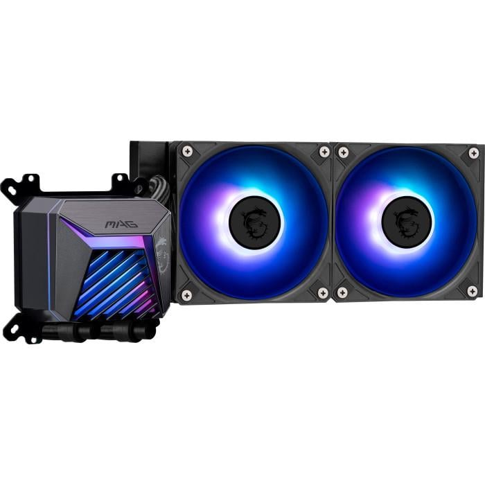 Система водяного охлаждения MSI MAG CoreLiquid A15 240 2050 об/мин 240 мм ARGB PWM Black
