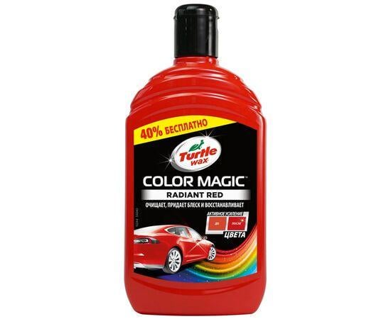 Поліроль із PTFE тефлоном TURTLE WAX Color Magic Radiant Red Wax Червоний 500 мл