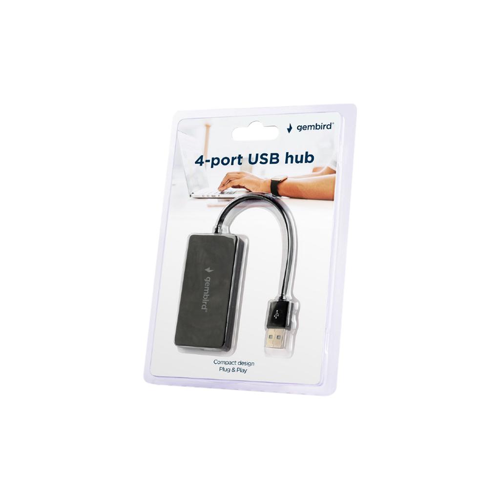 Концентратор Gembird USB 2.0х4 (UHB-U2P4-04) - фото 2 Концентратор Gembird USB 2.0х4 (UHB-U2P4-04) - фото 2