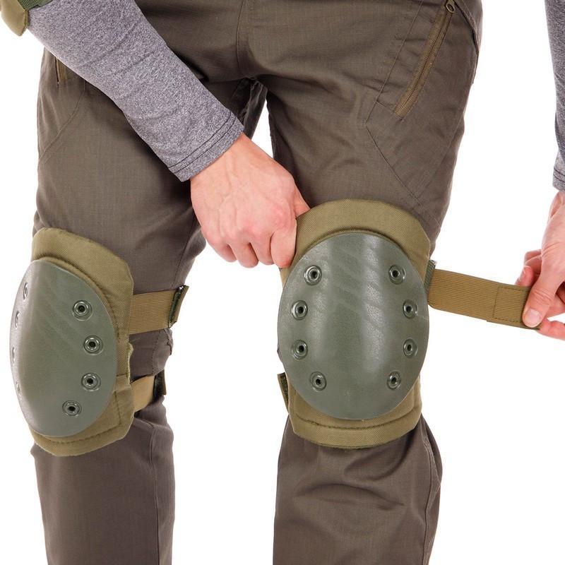 Комплект захисту наколінники/налокітники Олива (2439203629) - фото 3 Комплект захисту наколінники/налокітники Олива (2439203629) - фото 3
