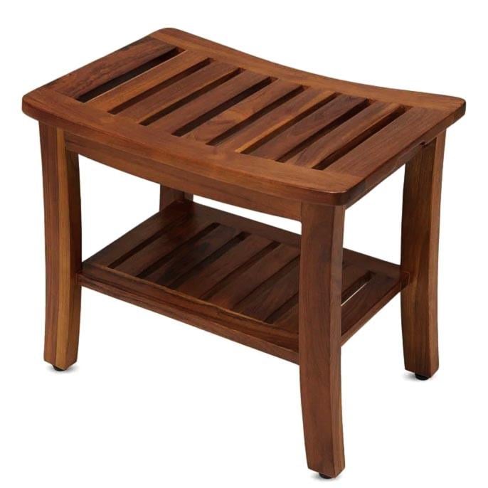 Табурет для ванной из дерева Шимерти Терракот (ТВН-010932)