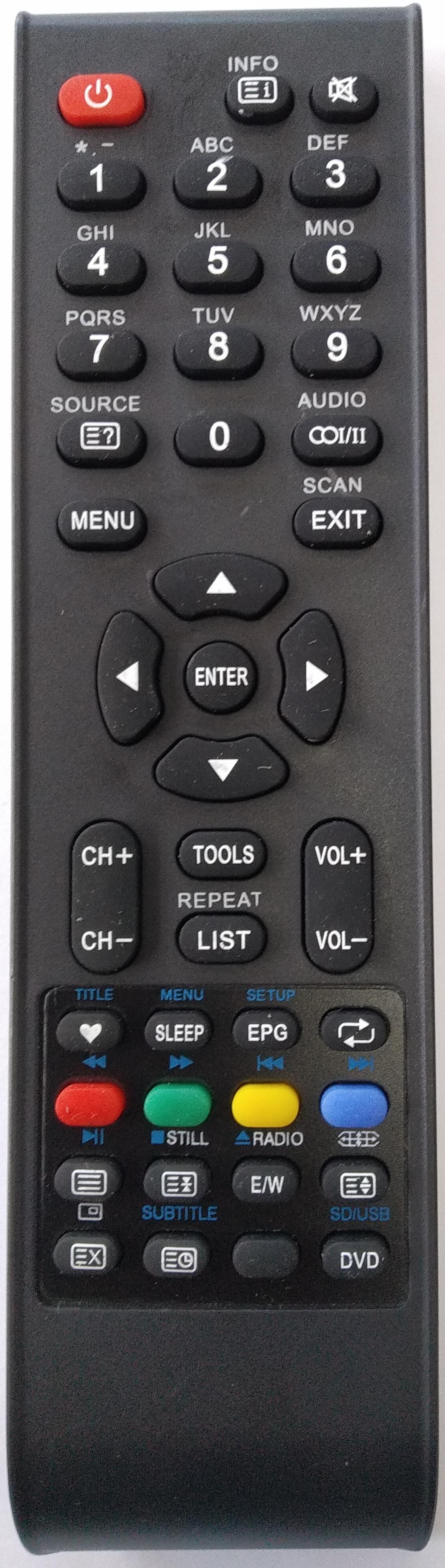 Пульт для телевизора LIBERTON EP-21 (3001368) Пульт для телевизора LIBERTON EP-21 (3001368)