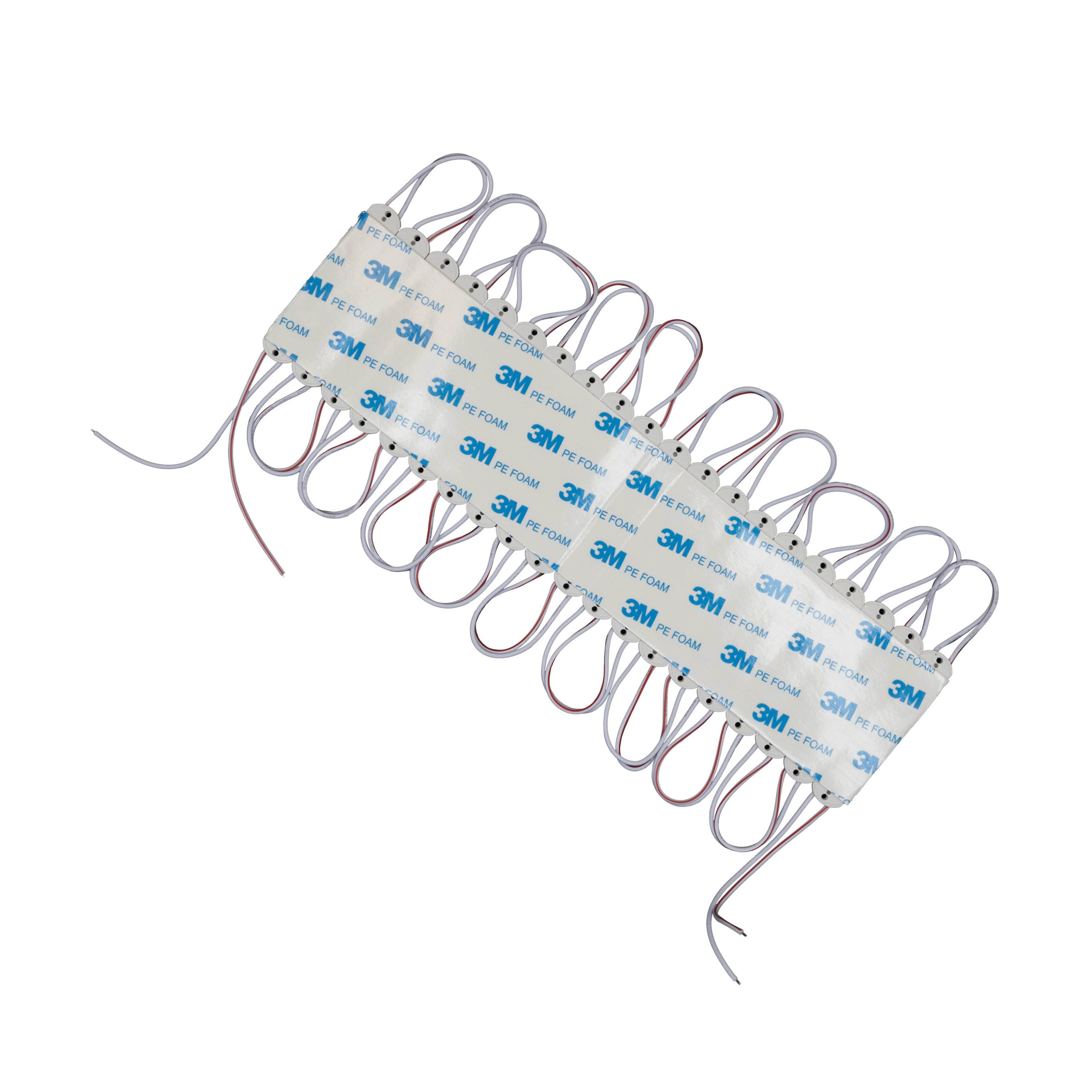 Светодиодный модуль Prolum Т1 SMD2835 3 LED 12V 1,5W IP66 с линзой Белый (321006) - фото 3 Светодиодный модуль Prolum Т1 SMD2835 3 LED 12V 1,5W IP66 с линзой Белый (321006) - фото 3