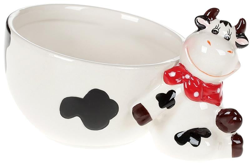 Пиала керамическая Коровка Глория 300 мл с фигуркой (BD-928-004)