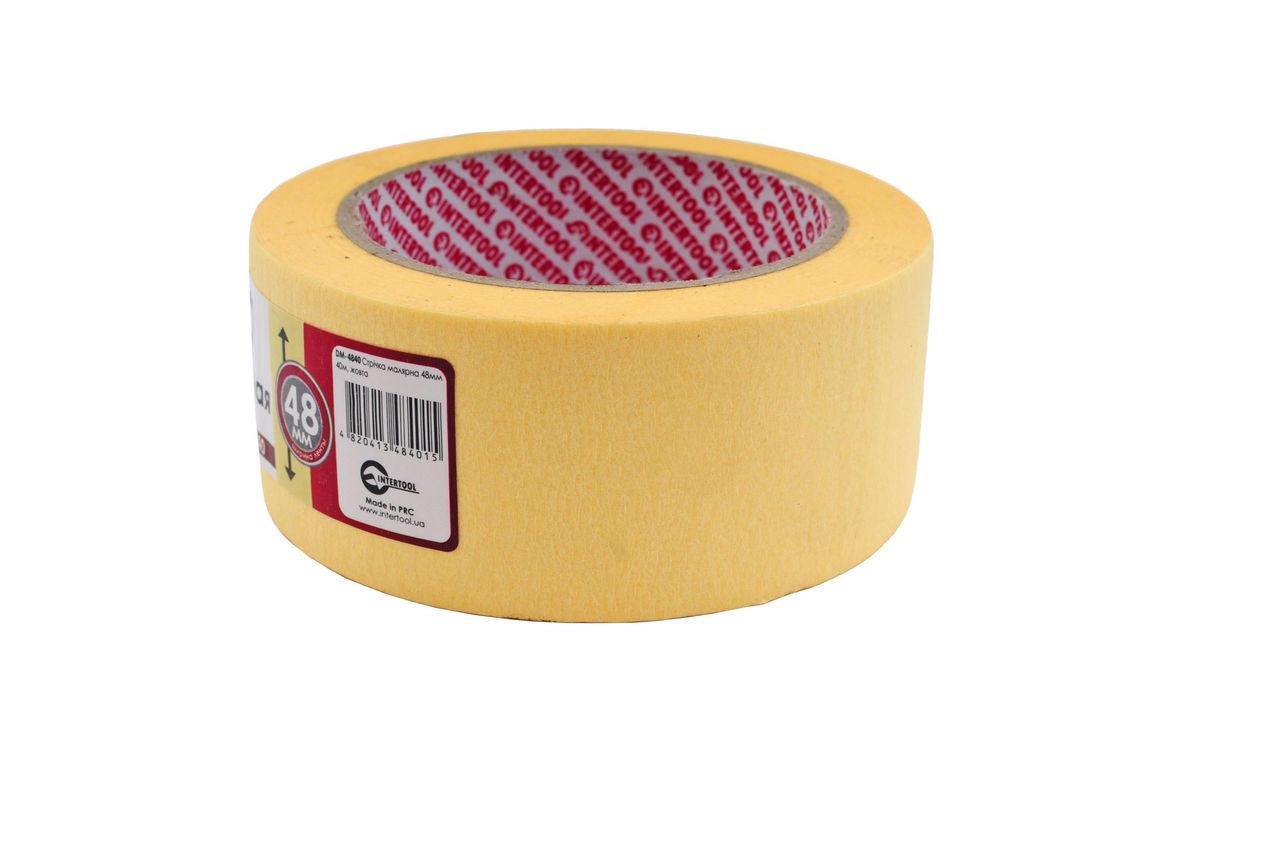 Лента малярная Intertool DM-7240 72 мм 40 м 2 шт. Желтый (10920257)