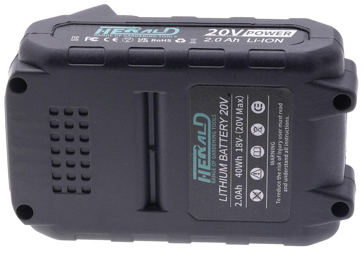 Аккумулятор для беспроводного инструмента Herald Li-ion 20V 2,0Ah (шур877) - фото 3 Аккумулятор для беспроводного инструмента Herald Li-ion 20V 2,0Ah (шур877) - фото 3