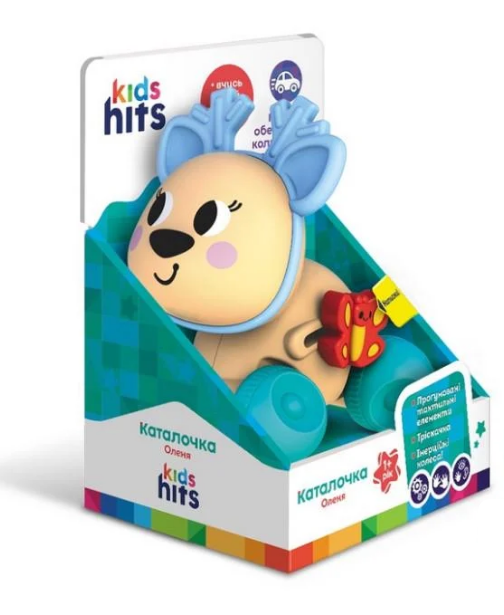 Каталка игровая Kids Hits Олень на палочке с подвижной головой (IM-176-M-96)