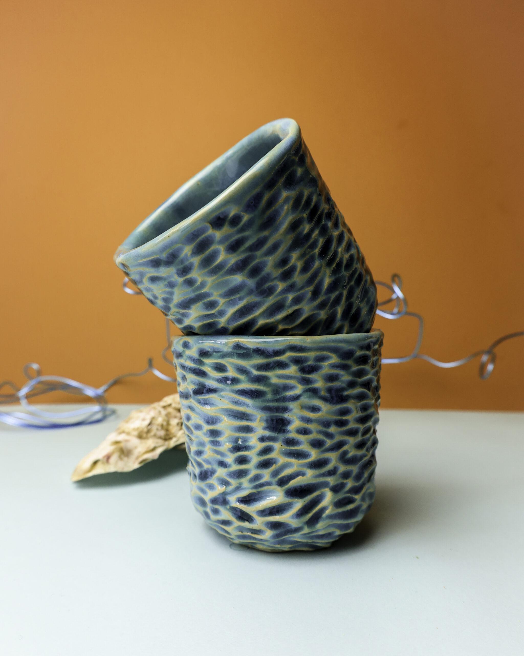 Чашка Волнорез ручной работы (CUP-053) - фото 3