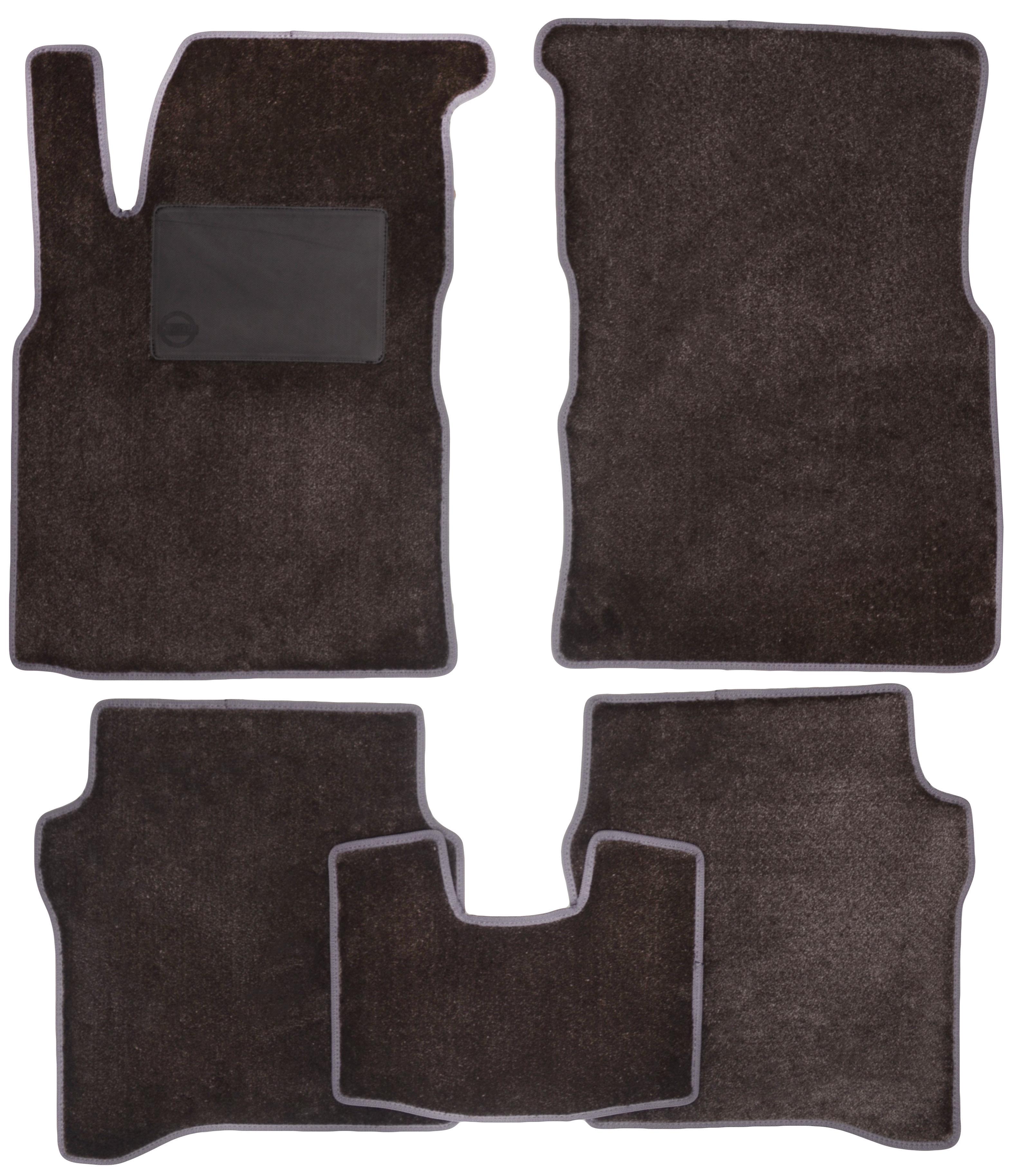 Коврики в салон для Nissan Primera 2002-2008 текстильные Серый