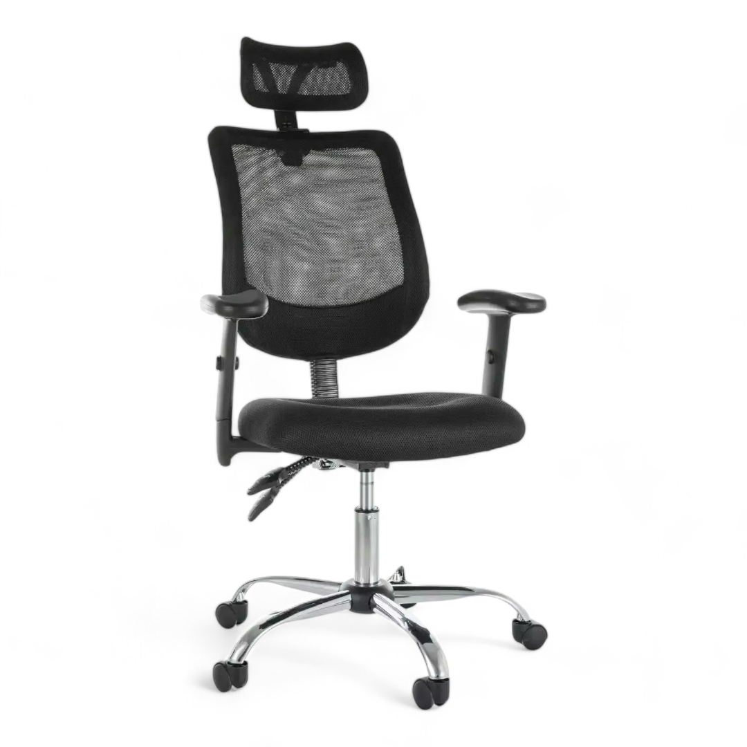 Кресло компьютерное Q-118R Черный (OBRQ118RC) Кресло компьютерное Q-118R Черный (OBRQ118RC)