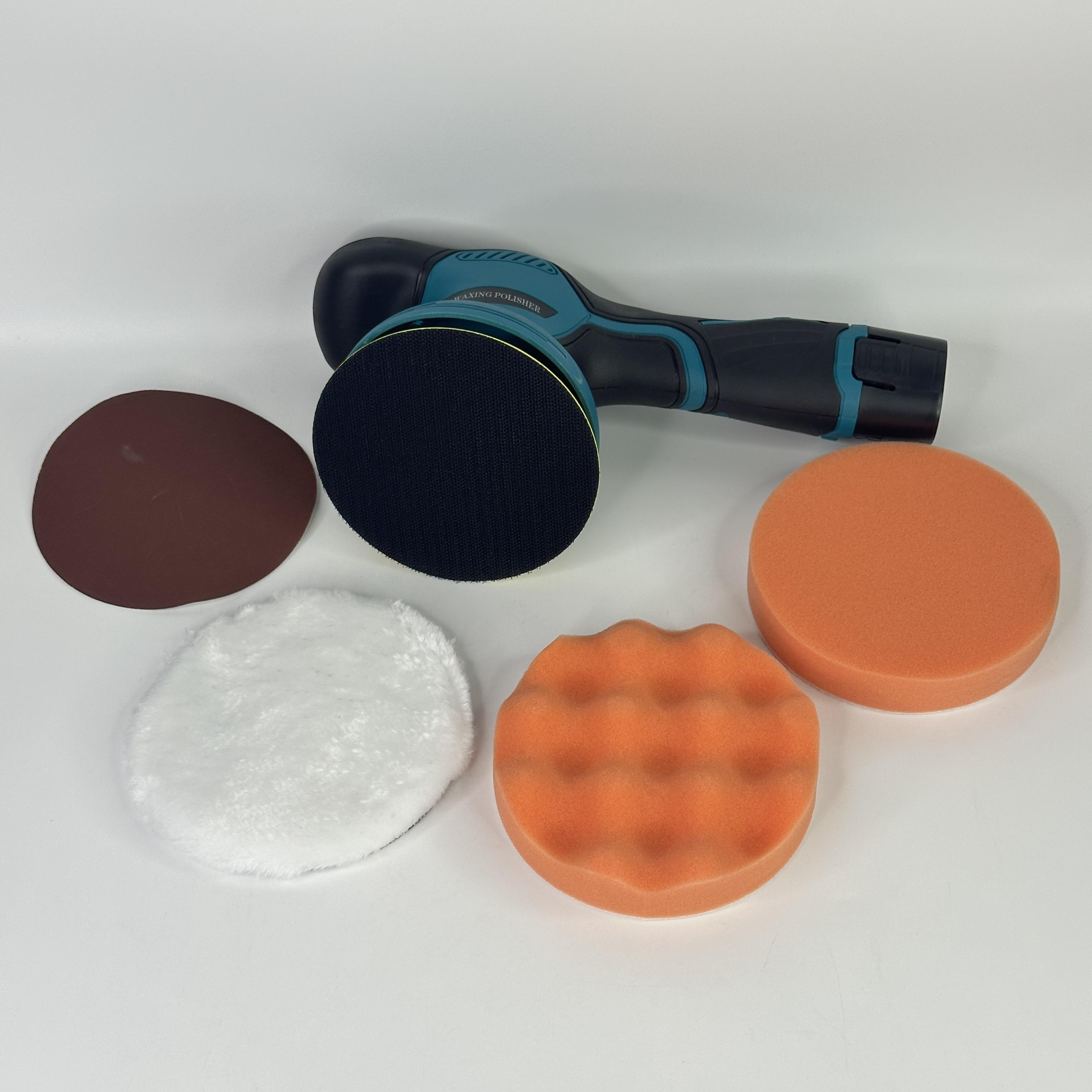 Машинка аккумуляторная с насадками Waxing Polisher YK49 орбитальная для полировки авто 380W