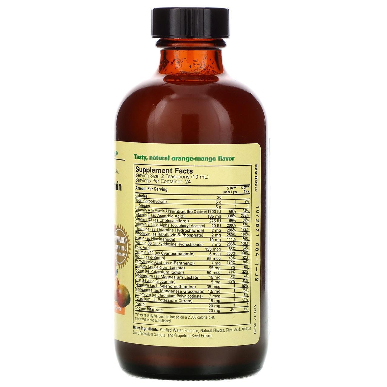 Мультивітаміни для дітей ChildLife смак натурального апельсина та манго 237 мл - фото 2 Мультивітаміни для дітей ChildLife смак натурального апельсина та манго 237 мл - фото 2