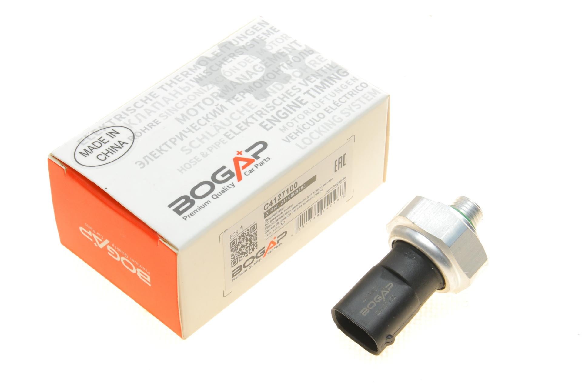 Датчик BOGAP давления кондиционера Mercedes C-class W204/E-class W211/W212/A-class W176 05 (C4127100)
