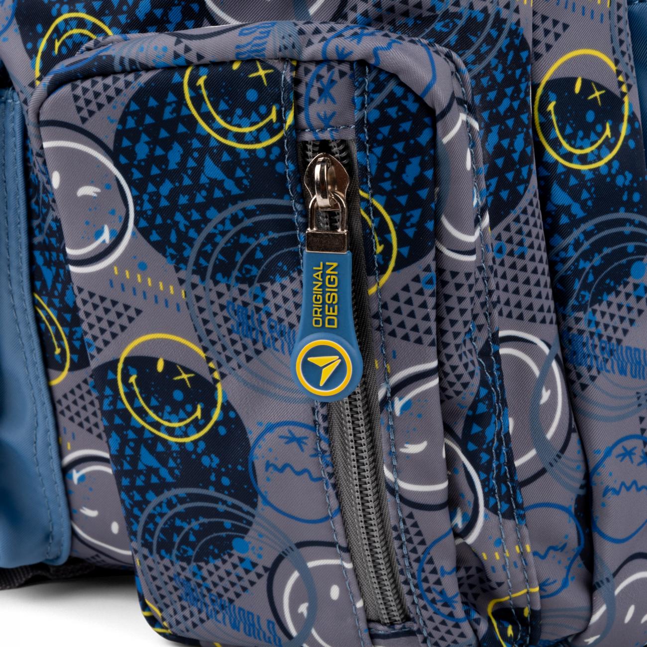 Школьный рюкзак YES TS-43 Smiley World с ортопедической спинкой (559540) - фото 9