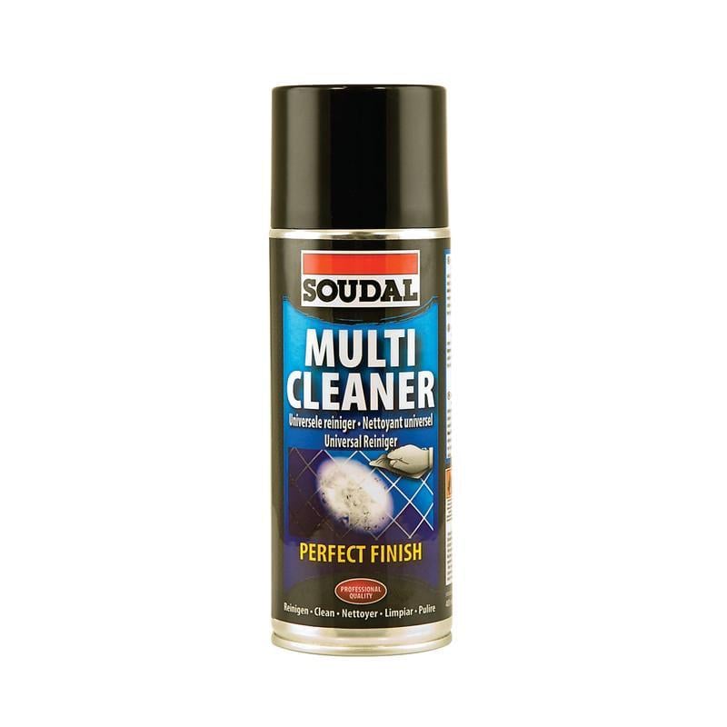 Аерозоль миючий універсальний SOUDAL Multi Cleaner 400 мл 3 шт. Білий (0000900000001000MC)