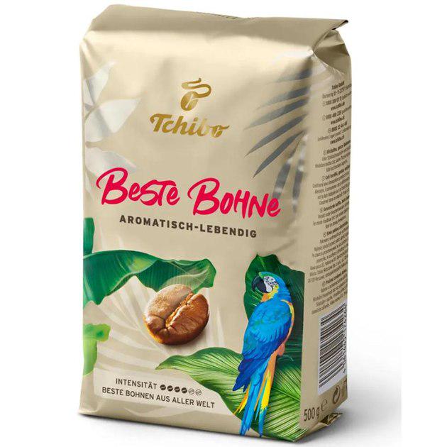Кава в зернах Tchibo Beste Bohne 500 г (13348756)