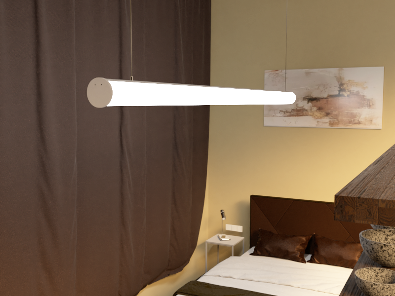 Светильник светодиодный подвесной линейный LEDUA N30-2000 круглый 220V 52W 8800 Lm 6000К (25313643) - фото 5 Светильник светодиодный подвесной линейный LEDUA N30-2000 круглый 220V 52W 8800 Lm 6000К (25313643) - фото 5