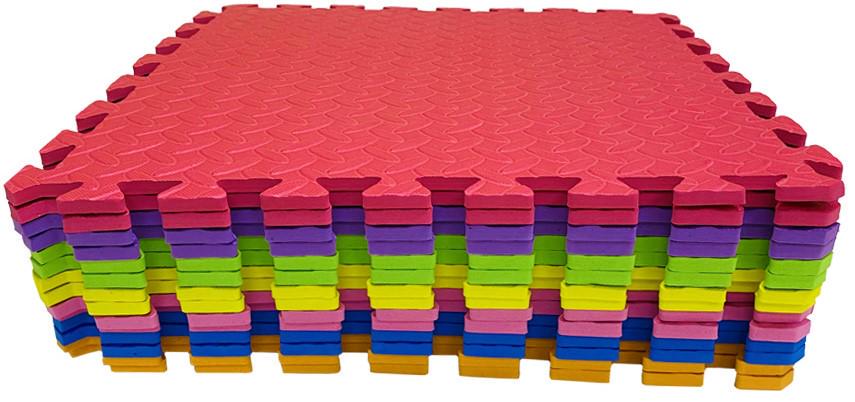 Коврик-пазл детский Радуга 50х50х1 см 12 шт. Разноцветный (13323036) Коврик-пазл детский Радуга 50х50х1 см 12 шт. Разноцветный (13323036)
