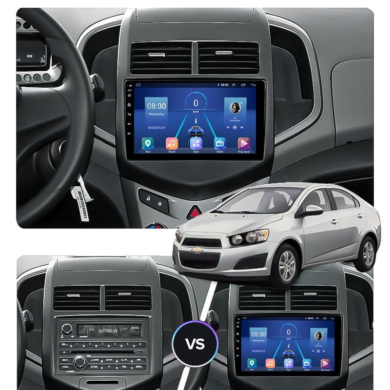 Автомагнітола штатна Lesko 4G/Wi-Fi/CarPlay для Chevrolet Sonic I 2011-2016 4/64Gb 9" (1647512676) - фото 3