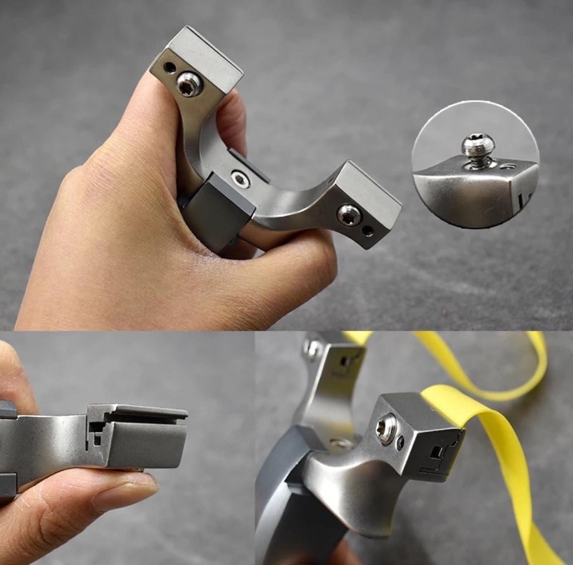 Рогатка преміум класу SFU Premium+ для полювання/риболовлі/точної стрільби металева (0030) - фото 3 Рогатка преміум класу SFU Premium+ для полювання/риболовлі/точної стрільби металева (0030) - фото 3