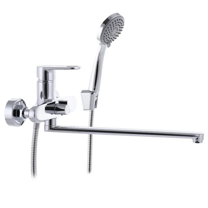 Смеситель для ванны MIXXUS Premium Nordik 006 из латуни Стальной (MI2871)