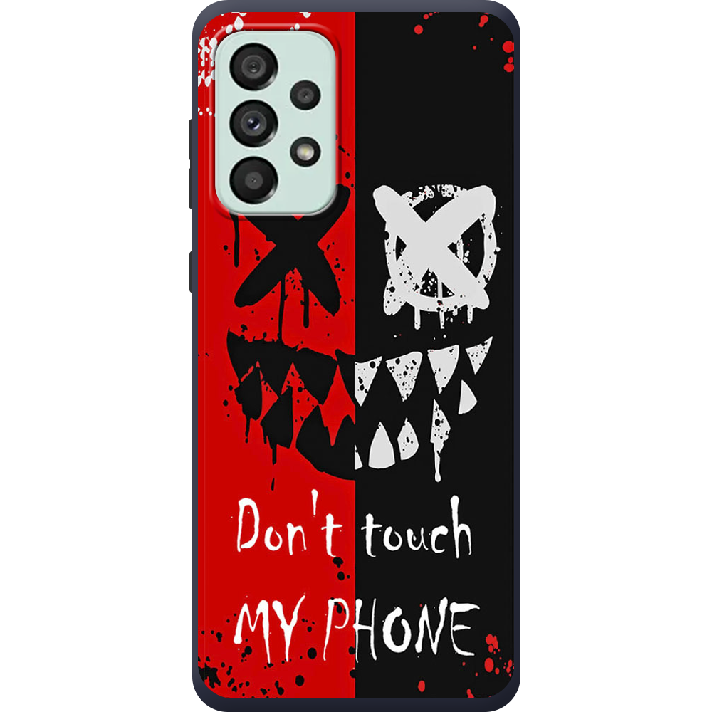 Чехол BoxFace Samsung Galaxy A33 5G (A336) Bad Smile Синий силикон (44140-up2468-44169)