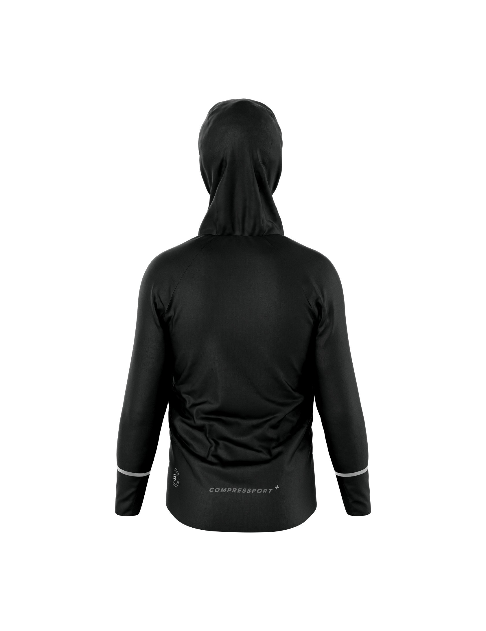 Куртка чоловіча з капюшоном Compressport Thunderstorm Waterproof 25/75 Jacket L Black - фото 2