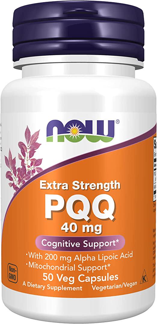 Пирролохинолинхинон и альфа-липоевая кислота Now PQQ 40 mg 50 caps