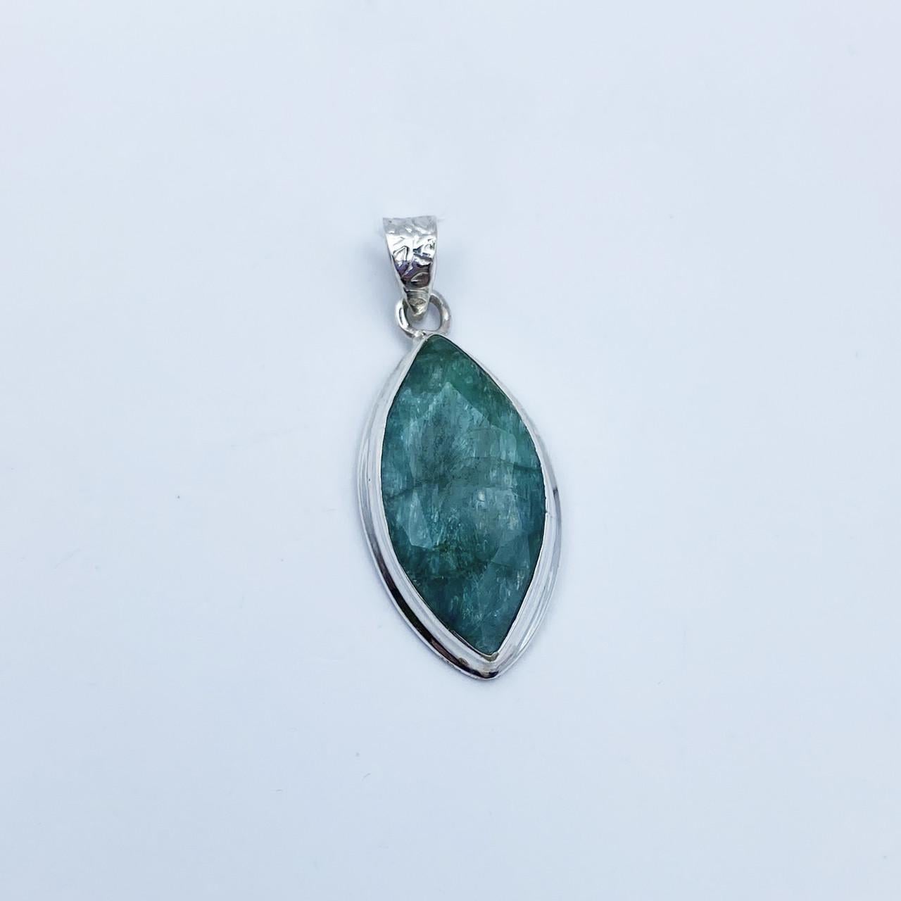 Серебряный кулон с изумрудом 3,39 г (2357649127)