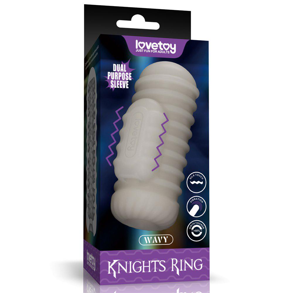 Мастурбатор LoveToy Knights Ring Vibrating Dual Purpose SleeveLoveToyWavy Мастурбатор LoveToy Knights Ring Vibrating Dual Purpose SleeveLoveToyWavy