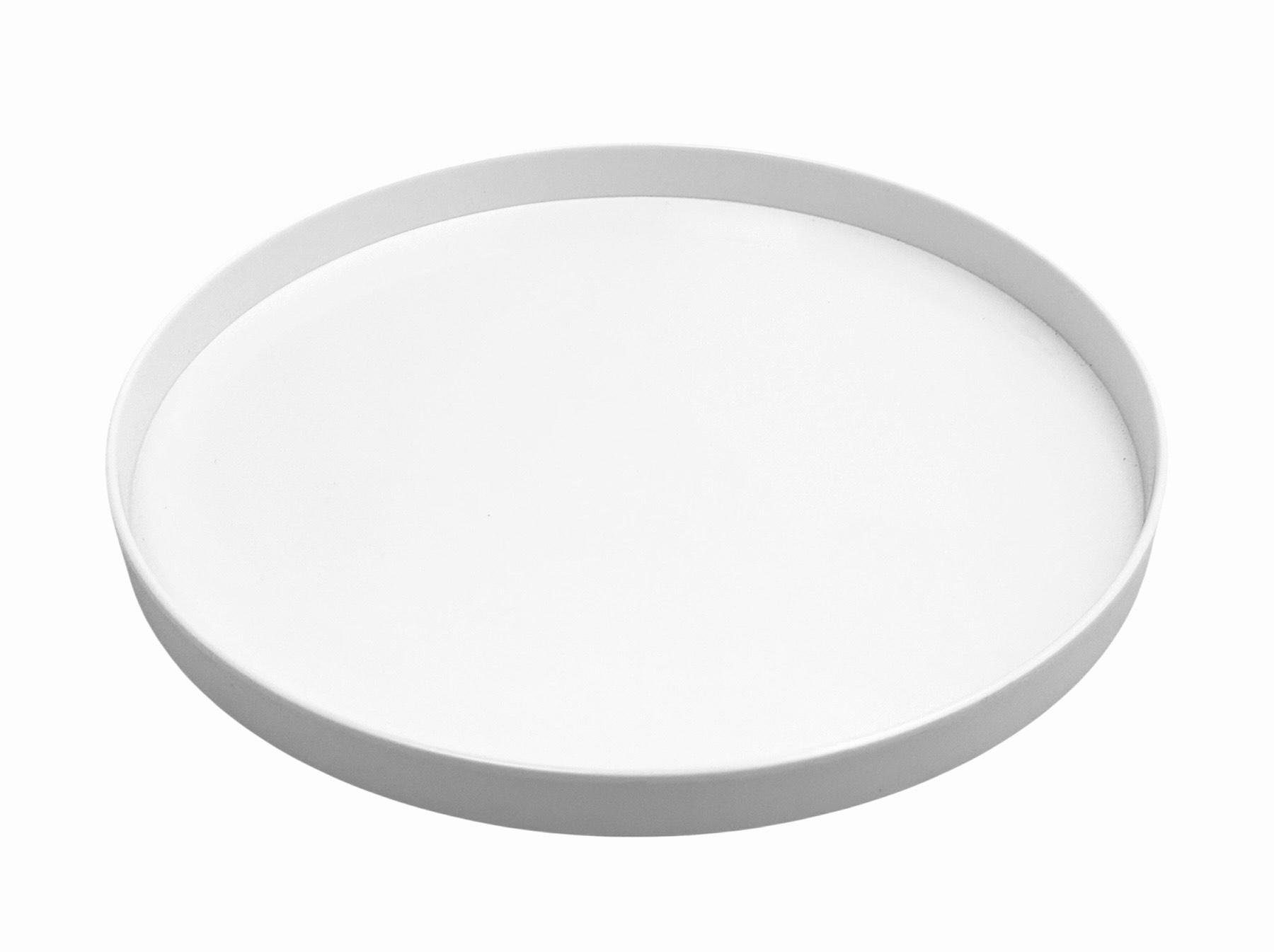 Піднос круглий One Chef з меламіну 35 см Білий (29719492)