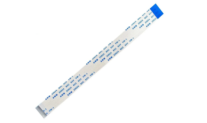 Шлейф плоский 24 pin реверсний крок 0,5 мм довжина 10 см AWM 20624 80C 60V VW-1 гнучкий кабель (1515754306)