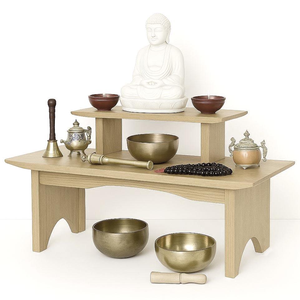 Алтарь для медитации из дерева Чарине Бланже (ЛАТ-015501)