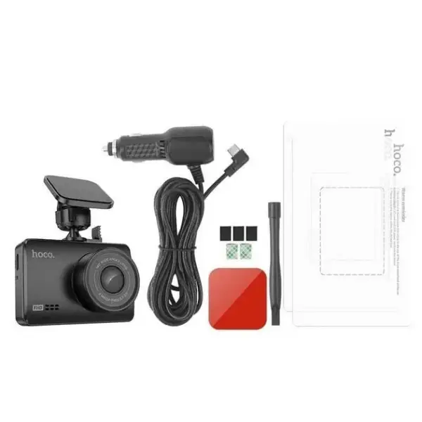 Видеорегистратор Hoco DV2 Driving Recorder With Display Black - фото 4