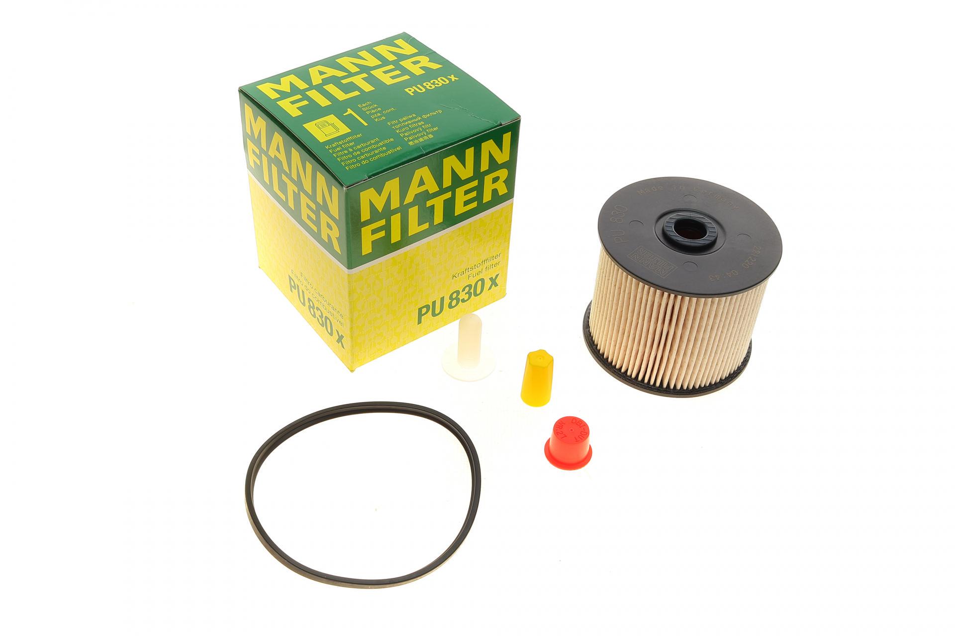 Фильтр топливный Mann-Filter для Fiat Scudo 2,0 (HDI 98- (PU 830 X)