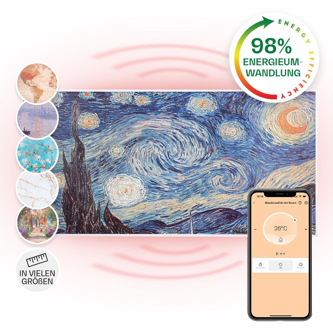 Обігрівач інфрачервоний KLARSTEIN Wonderwall Air Art Smart 10035132 - фото 7