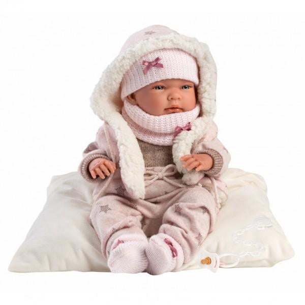 Пупс силиконовый новорожденный Реборн Llorens девочка Ленор виниловая 42 см