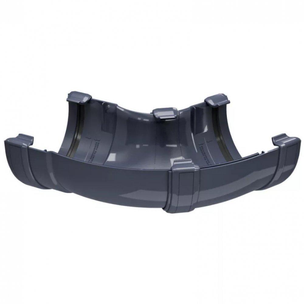 Угол желоба 90° регулируемый Regenau 125/80 Графит Угол желоба 90° регулируемый Regenau 125/80 Графит