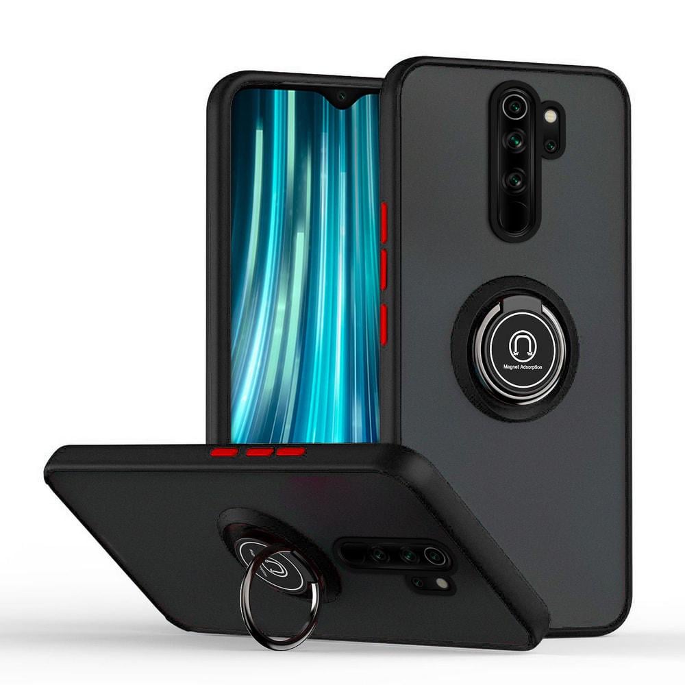 Защитный чехол MatteLuxe Xiaomi Redmi Note 8 Pro (с кольцом) Black (34253-2B)