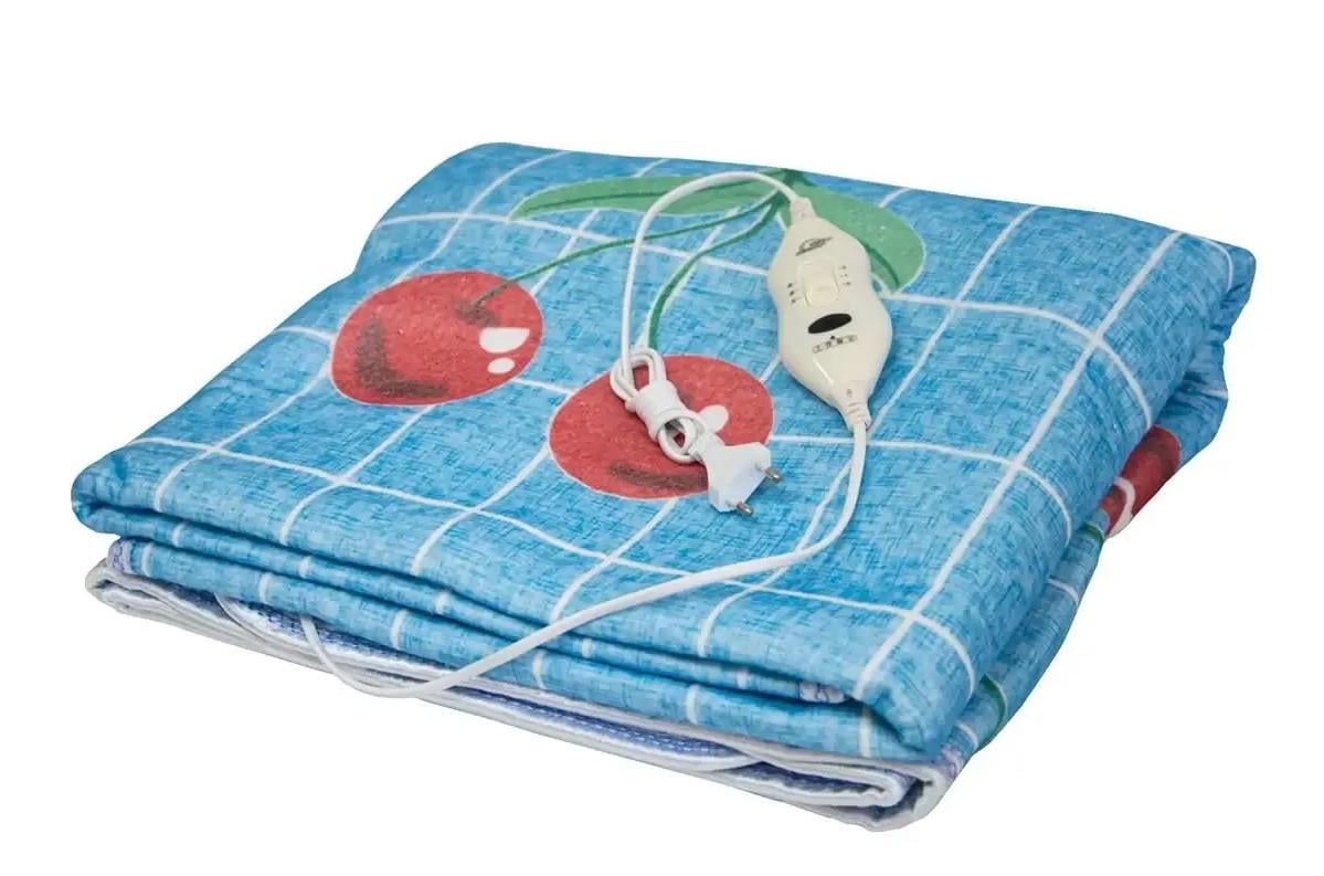 Електропростирадло Electric Blanket Клетка вишни 150х120 см (1021)