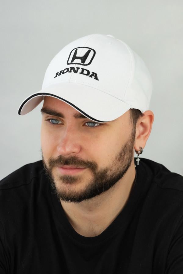 Бейсболка для автомобилистов "Honda" Braxton "Honda" унисекс Белый (1678)