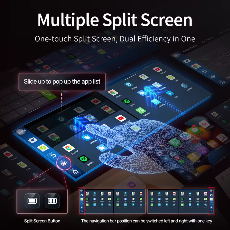 Авто-экран Imagebon M70 11.4 4G Android 14 8+128 ГБ 8 ядер CarPlay/Android Auto - фото 6 Авто-экран Imagebon M70 11.4 4G Android 14 8+128 ГБ 8 ядер CarPlay/Android Auto - фото 6