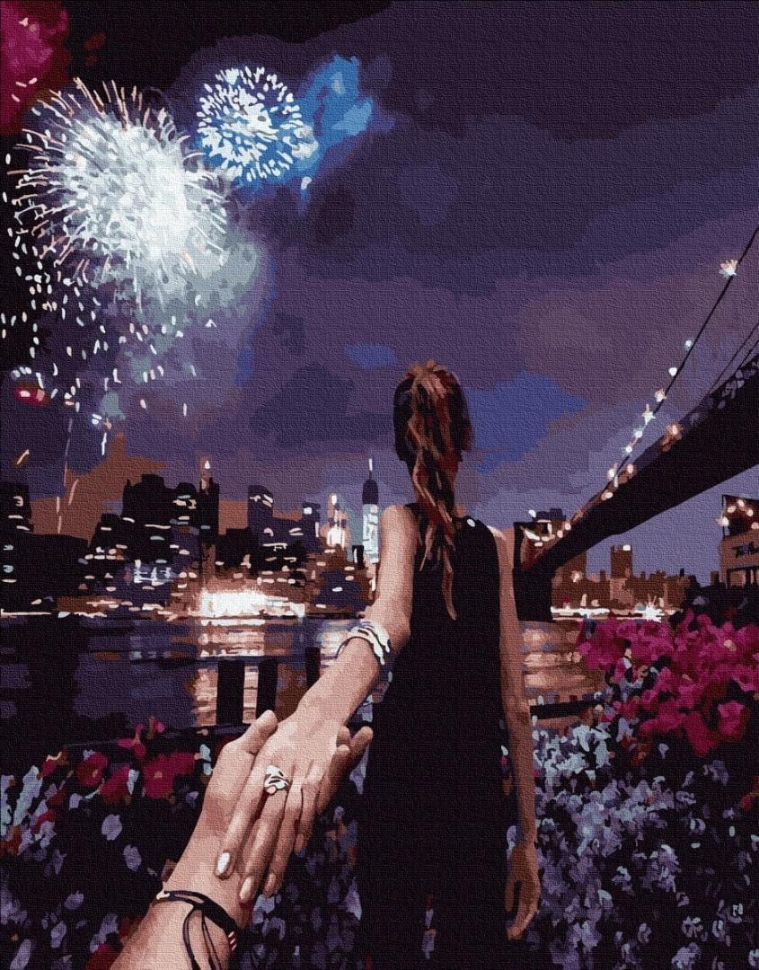 Картина за номерами Brushme PGX26286 Іди за мноюФеєрверк новорічний 40x50 см (1296422380) Картина за номерами Brushme PGX26286 Іди за мноюФеєрверк новорічний 40x50 см (1296422380)